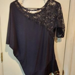 Black lace top